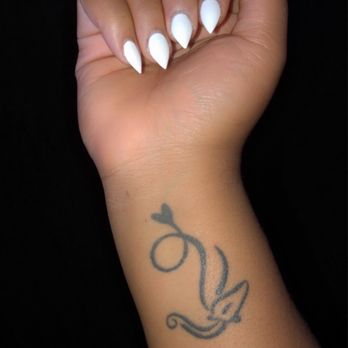 Inspire Nail Bar & Spa - Short, white stiletto nails - Nail Salons Near Me - Baltimore, Maryland Inspire Nail Bar & Spa - Short, white stiletto nails - Nail Salons Near Me - Baltimore, Maryland