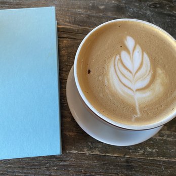 Atomic Cafe - Almond milk cappuccino - Cafes Near Me - Beverly, Massachusetts