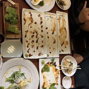 Ginza Sushi - The aftermath of the dinner (second time) - Sushi Bars Near Me - Honolulu, Hawaii Ginza Sushi - The aftermath of the dinner (second time) - Sushi Bars Near Me - Honolulu, Hawaii