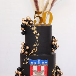 Dream Cakes - 2 Tier Black Cake
