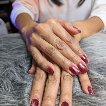Q-Nails - New nail color, Cat Eye Gel. Fun fall colors. Done by Hannah today. - Nail Salons Near Me - Pleasant Hill, California Q-Nails - New nail color, Cat Eye Gel. Fun fall colors. Done by Hannah today. - Nail Salons Near Me - Pleasant Hill, California