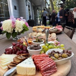 The Heid Bar - The Heid catering on our creekside patio for an engagement party