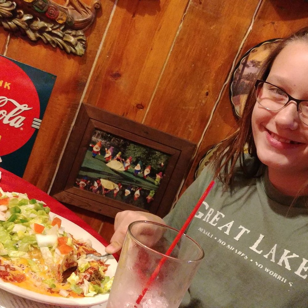 Farmers Tavern - Ayana devoured her wet burrito. - Burgers Near Me - Mulliken, Michigan Farmers Tavern - Ayana devoured her wet burrito. - Burgers Near Me - Mulliken, Michigan