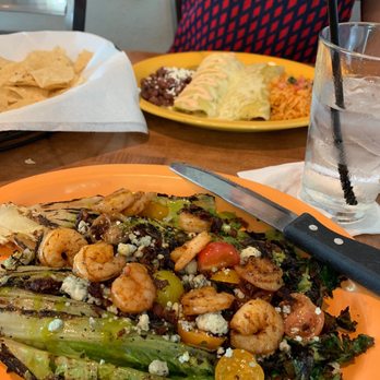 Cocina Madrigal - Misquote grilled romaine shrimp salad, chicken and barbacoa enchiladas - Tacos Near Me - Phoenix, Arizona