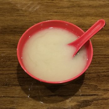 Saika Sushi - Miso Soup (has some seaweed and tofu bits that sank to the bottom) - Sushi Bars Near Me - Depew, New York Saika Sushi - Miso Soup (has some seaweed and tofu bits that sank to the bottom) - Sushi Bars Near Me - Depew, New York