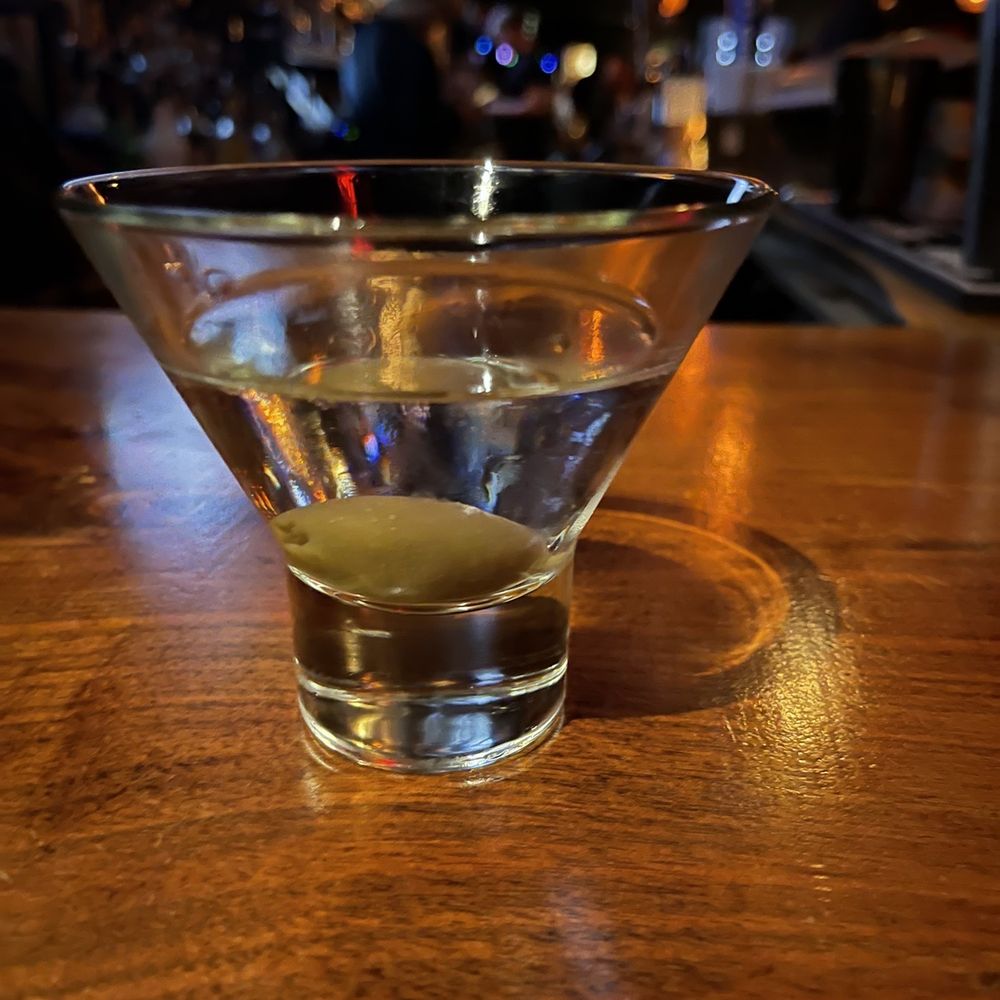 Where's the rest of my drink? Like laughable. But expect the glass to be always half empty at this place.