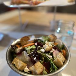Driftwood Oven - Great salad! Beets, radishes, seeds, nice dressing and yummy croutons!