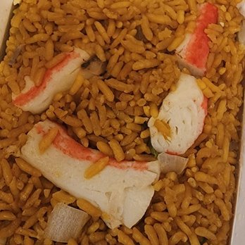 Great Wall Chinese Restaurant - IMITATION Crab Meat Fried Rice... That's what they need to say on menu. Very disappointing. - Chinese Near Me - Chicago, Illinois Great Wall Chinese Restaurant - IMITATION Crab Meat Fried Rice... That's what they need to say on menu. Very disappointing. - Chinese Near Me - Chicago, Illinois