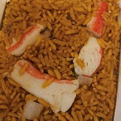 Great Wall Chinese Restaurant - IMITATION Crab Meat Fried Rice... That's what they need to say on menu. Very disappointing.