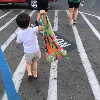 Walmart - The love of my life walking away with the goodies that he purchased to make slime. - Grocery Near Me - Fresno, California