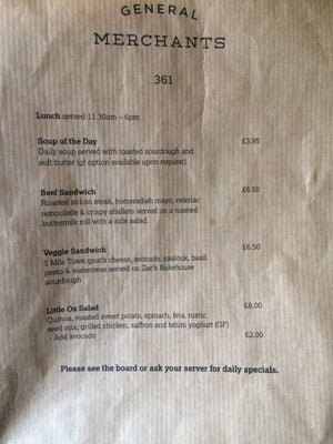 Menu photo 4 General Merchants 361 Belfast, BFS