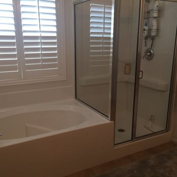 Remcon Design Build - Master shower and tub remodel: Before construction it was all one large piece. - General Contractors Near Me - San Diego, California Remcon Design Build - Master shower and tub remodel: Before construction it was all one large piece. - General Contractors Near Me - San Diego, California
