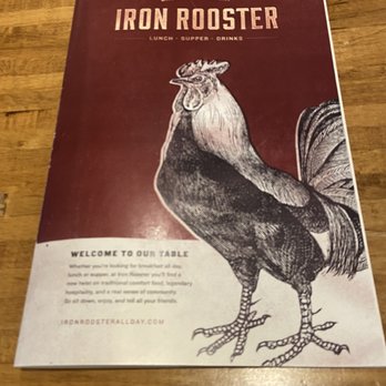 Iron Rooster - Menu - Cocktail Bars Near Me - Annapolis, Maryland