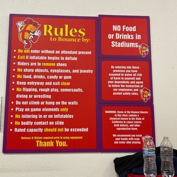 BounceU Orange - Rules to Bounce by - Kids Activities Near Me - Orange, California