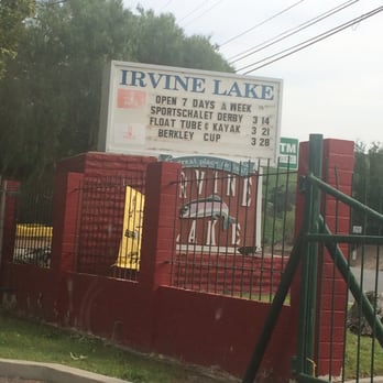 Irvine Lake - Entrance gate.. - Lakes Near Me - Silverado, California