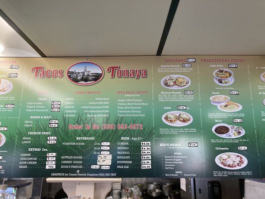 Menu photo 3 Tacos Tonaya #2 Chico, CA