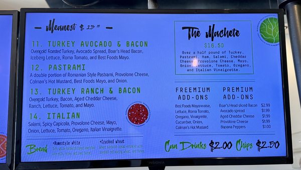 Menu photo 3 Machete’s Mean Sandwiches Aiea, HI