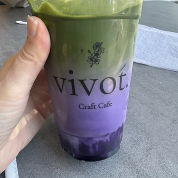 Vivot Craft Cafe - Ube matcha - Bubble Tea Near Me - Fullerton, California Vivot Craft Cafe - Ube matcha - Bubble Tea Near Me - Fullerton, California
