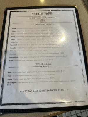 Menu photo 8 Katy's Cafe Ellicottville, NY Menu photo 8 Katy's Cafe Ellicottville, NY