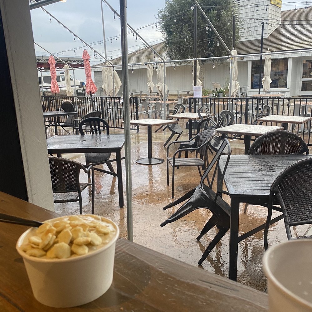 Jon's Fish Market - Hot delicious clam chowder on a rainy day. - Seafood Markets Near Me - Dana Point, California