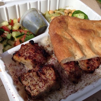 DeAfghanan Cuisine - Beef kabob plate. - Afghan Near Me - Fremont, California DeAfghanan Cuisine - Beef kabob plate. - Afghan Near Me - Fremont, California