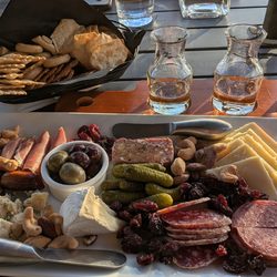 A beautifully balanced charcuterie spread