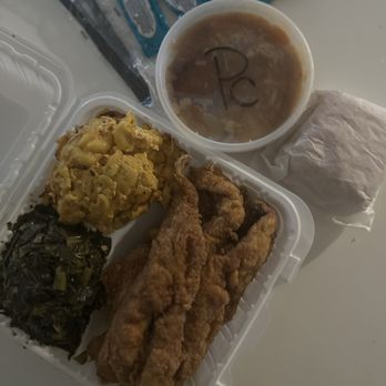 Royal Rib House - Fried Fish À La Carte, macaroni & cheese, collard greens, and peach cobbler - Barbeque Near Me - Brooklyn, New York Royal Rib House - Fried Fish À La Carte, macaroni & cheese, collard greens, and peach cobbler - Barbeque Near Me - Brooklyn, New York
