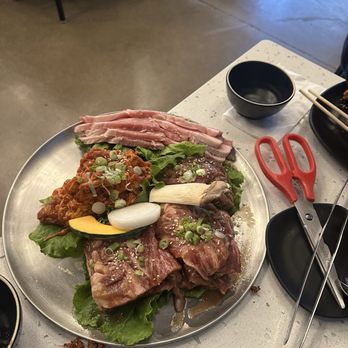 GoGi Korean BBQ - Meat platter #1 - Korean Near Me - Savage, Minnesota