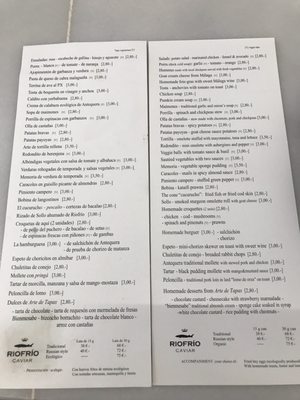 Menu photo 1 Arte de Cozina Antequera, MA