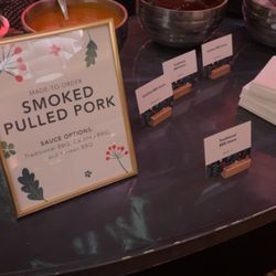 Radisson Catering - Smoked pulled pork station