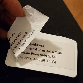 CC Liquidations - Original price. Both tags say it's from wayfair... - Furniture Stores Near Me - Suwanee, Georgia