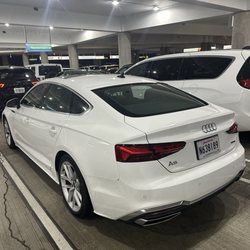 National Car Rental - Audi A5. Not bad. Would not buy it.