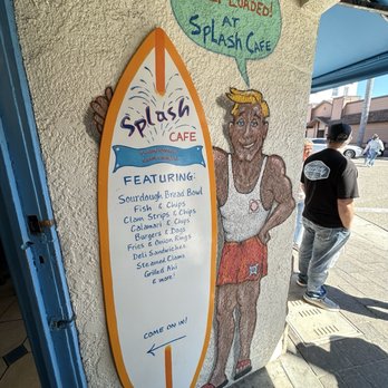Splash Cafe - Entrance sign - American Near Me - Pismo Beach, California