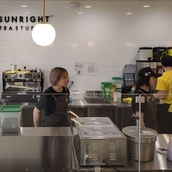 Sunright Tea Studio - Partial view of the drink preparation area - Bubble Tea Near Me - San Diego, California