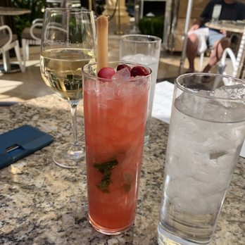 Overlook Lounge, Aperitifs & Spirits - Got a Cranberry Mojito drink and was also given ice water. - Lounges Near Me - Las Vegas, Nevada Overlook Lounge, Aperitifs & Spirits - Got a Cranberry Mojito drink and was also given ice water. - Lounges Near Me - Las Vegas, Nevada