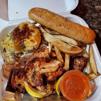 S2 Express Grill - Chicken Breast Dinner - New American Near Me - Chicago, Illinois