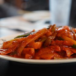 Halmae Noodle - Spicy Stir-Fried Squid with Rice