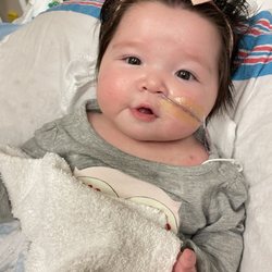 ABC Pediatrics - Baby Sofia at Naperville Edward's Hospital NICU. Baby Sofia stayed in NICU for 5.5 months.