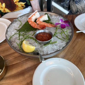 Empire Steak House - Couldn't wait for the pic! Jumbo Shrimp - Steakhouses Near Me - Honolulu, Hawaii