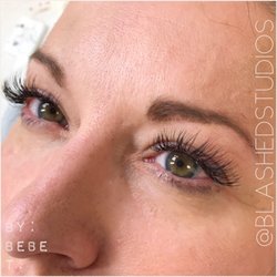 B-Lashed Beauty & Bridal Bar - Xtreme Faux Mink BOLD fill for this beauty. Her eyes are everything. Done by our Master Stylist, Bebe T.