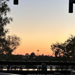 The view at sunset is amazing,