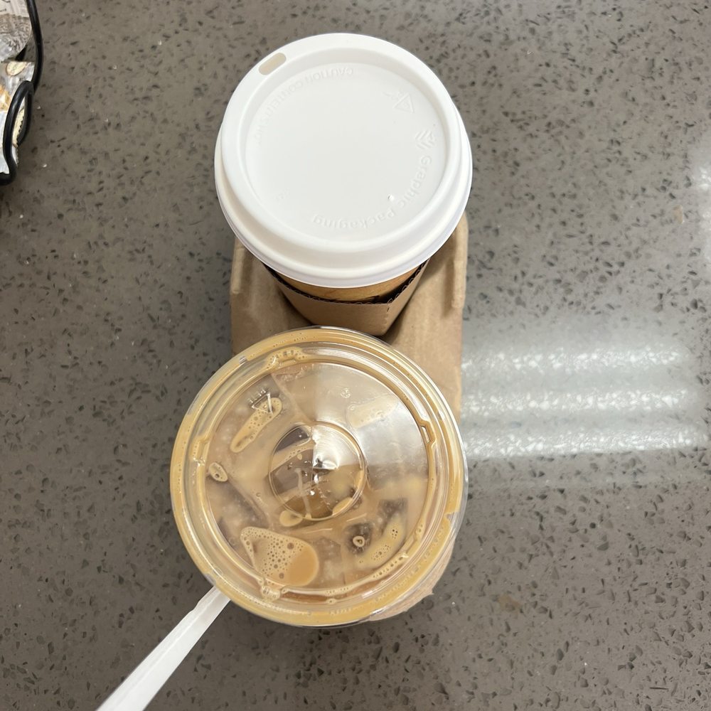 Latte and Vietnamese Iced Coffee Latte and Vietnamese Iced Coffee