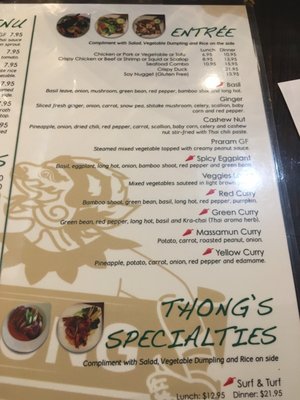Menu photo 5 Thong Thai Restaurant Westerly, RI