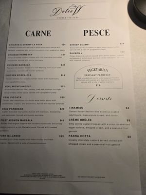 Menu photo 1 Dolce V Woodhaven, MI