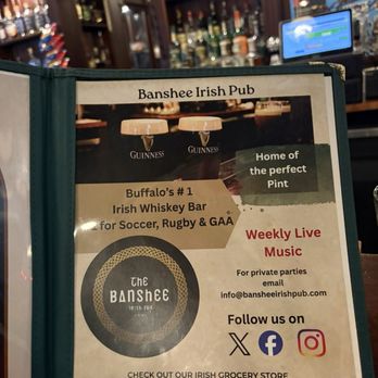 The Banshee Irish Pub - Pubs Near Me - Buffalo, New York