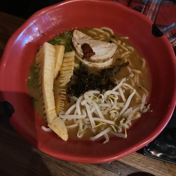 JINYA Ramen Bar - Omaha - Tonkotsu Spicy w: bamboo & spicy bean sprouts - Ramen Near Me - Omaha, Nebraska