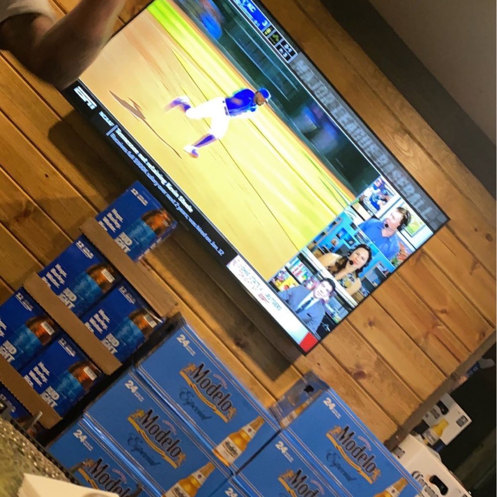 Visalia Brewing - a man watching a baseball game on tv - Beer Bar Near Me - Visalia, California Visalia Brewing - a man watching a baseball game on tv - Beer Bar Near Me - Visalia, California