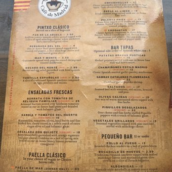 Cafe de Madrid - Cafes Near Me - Oakville, Ontario