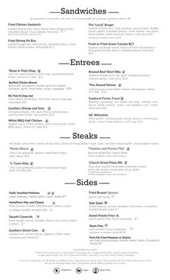 Menu photo 2 Local Roots & Provisions Lincolnton, NC Menu photo 2 Local Roots & Provisions Lincolnton, NC