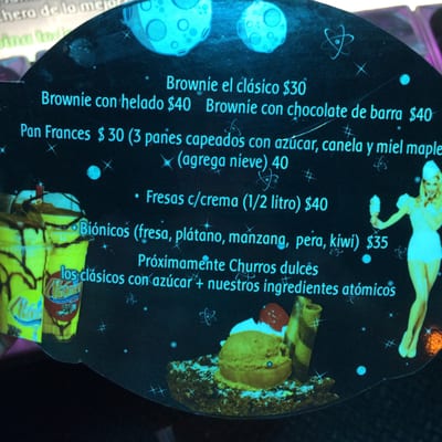 Menu photo 2 Atómica Guadalajara, JAL